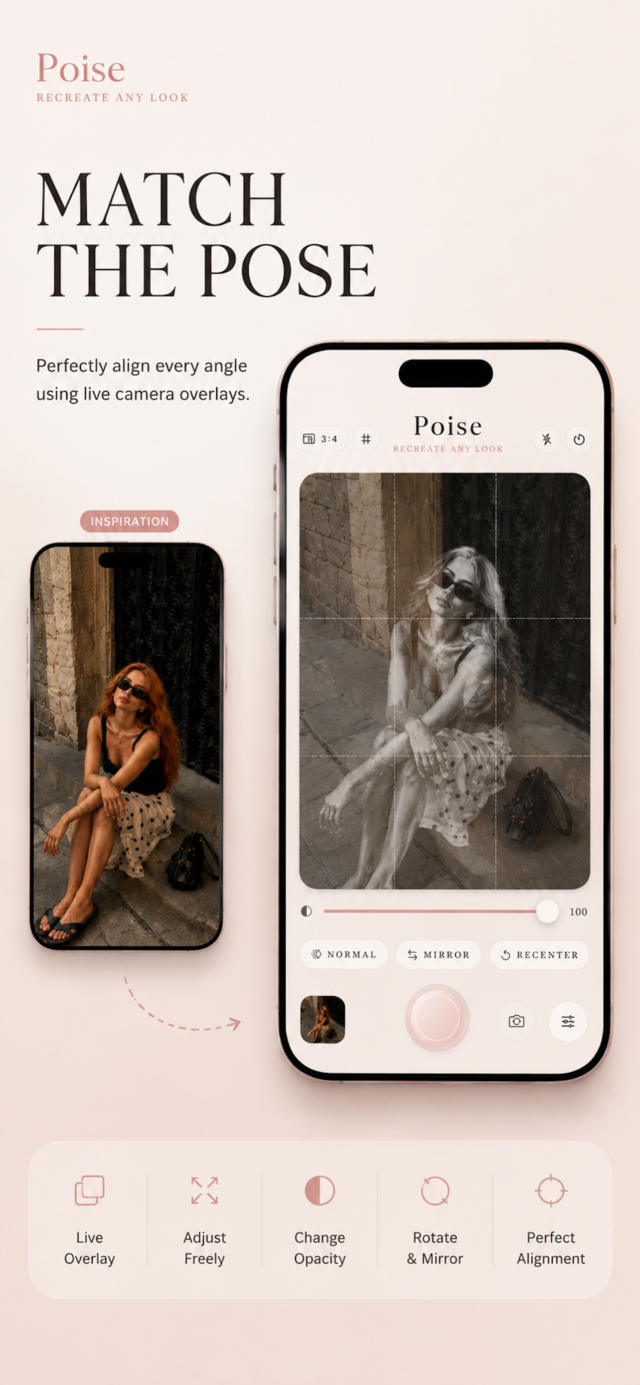 Poise photo editing view